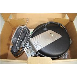 VINTAGE CORDMATIC TROUBLE LIGHT WITH WIND UP REEL