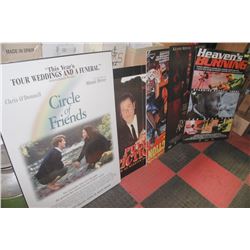 LOT OF 5 MOVIE POSTER COLLECTIBLES PLAQUES INCL