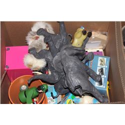 BOX OF VINTAGE TOYS