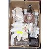 Image 1 : ESTATE BOX OF SHOT GLASSES, ORNAMENTS ETC
