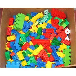 LARGE BOX OF MEGA BLOCKS