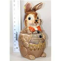 1940'S BUNNY COOKIE JAR BY FOREIGN JARS COMPANY