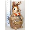 Image 1 : 1940'S BUNNY COOKIE JAR BY FOREIGN JARS COMPANY
