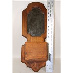 WOOD MIRRORED PLANTER BOX