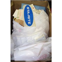 LOT OF ASSORTED STICKERS INCLUDING CONSTRUCTION