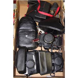 FLAT OF HIGH END VINTAGE CAMERAS