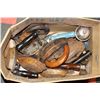 Image 1 : ESTATE BOX OF SAD IRONS