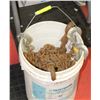 Image 1 : BUCKET OF HEAVY DUTY CHAINS - 3 FULL