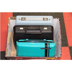 BOX W/3 VINTAGE MANUAL TYPEWRITERS -