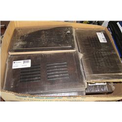 BOX OF WOOD VENT COVERS