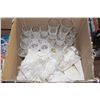 Image 1 : BOX WITH CRYSTAL GLASSES INCLUDING PINWHEEL