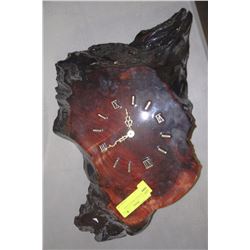 WOOD WALL MOUNT CLOCK