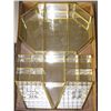 Image 1 : SET OF BRASS AND GLASS CURIO DISPLAY