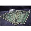 Image 1 : 4 Centennial One Dollar Bills - No Serial Numbers - One bill has a fold - 3 are crisp