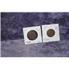 Image 1 : 1859 & 1876H Cdn. One Cent Coins