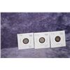 Image 1 : 1900, 1912 & 1918 Cdn. Small Nickels