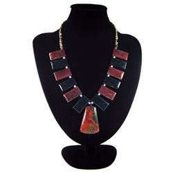 Natural Multi-Color Picasso Diamond Polished Necklace