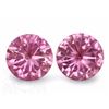 Image 1 : Natural Pink Round Sapphire Pair 2.08 Carats - VVS