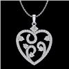 Image 1 : Natural 1.15 CTW Micro Pave Diamond Certified Designer 14K Gold - 20390-REF#71V9F