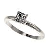 Image 1 : Genuine 0.50 CTW Certified Quality Princess Genuine Diamond Solitaire Ring Gold - 32868-REF#58V7F