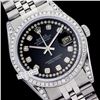 Image 1 : Rolex Men's Stainless Steel, QuickSet, Diamond Dial & Diamond Bezel - REF#485V5H