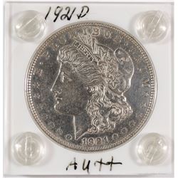 1921-D MORGAN SILVER DOLLAR AU++