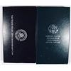 Image 3 : 2 - PROOF COMMEMORATIVE DOLLARS - 1992 WHITE HOUSE 200th ANNIV & 1990 IKE DOLLAR