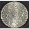 Image 1 : 1886 MORGAN SILVER DOLLAR, CHOICE BU