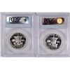 Image 2 : ( 2 ) 1963 FRANKLIN HALF DOLLARS PCGS PR65 CAMEO & PR66 CAMEO
