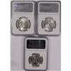 Image 2 : ( 3 ) 1954 D WASHINGTON-CARVER HALF DOLLARS 2- NGC MS64 & 1- NGC MS63