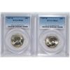 Image 1 : 2 - 1947-D WASHINGTON QUARTERS PCGS MS66