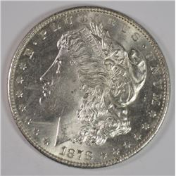 1878-S MORGAN SILVER DOLLAR CH BU