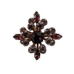 Titanic Flower Designed Red Flower Broach Movie Props