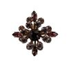 Image 1 : Titanic Flower Designed Red Flower Broach Movie Props