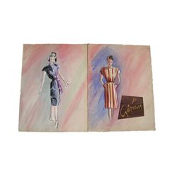 Celebrated Designer Gilbert Adrian Original Costume Sketches