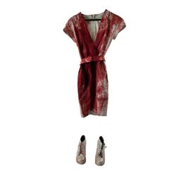Nurse 3D Abby (Paz de la Huerta) Hero Bloody Nurse Dress Movie Costume