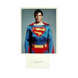 Christopher Reeve Autographed Photo Movie Memorabilia