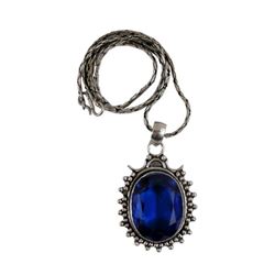 Stone Pendant Silver Necklace Movie Collectibles