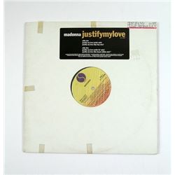 Madonna "Justify My Love" Remixes Promotional 33rpm LP
