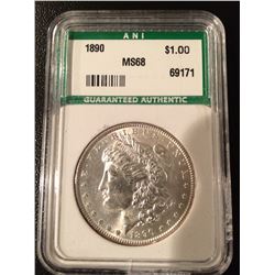 1890 Morgan Dollar - MS68