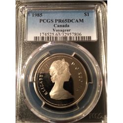 1985 Canada Dollar PCGS PR65 DCAM