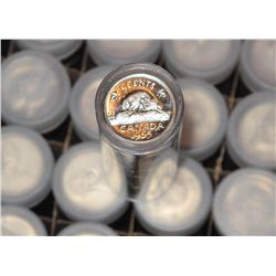 1965 Canada 5 Cent Nickels *ALL BU* (Sold Per-Roll)