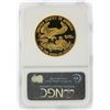 Image 2 : 1989-W $50 American Gold Eagle Coin NGC Graded PF69 Ultra Cameo