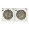 Image 1 : Set of (2) 1886-1887 8 Reales Mexico Silver Coins