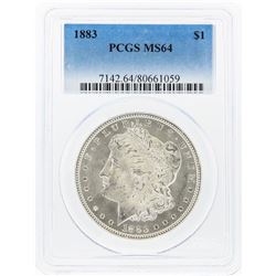 1883 $1 Morgan Silver Dollar PCGS Graded MS64