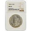 Image 1 : 1883-O $1 Morgan Silver Dollar NGC Graded MS63