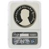 Image 2 : 1974 100 Baht Thailand Silver Borwn-Antlered Deer Coin NGC PF69 Ultra Cameo