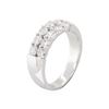 Image 3 : 14KT White Gold 0.88ctw Diamond Ring