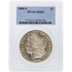 1880-S $1 Morgan Silver Dollar PCGS Graded MS63