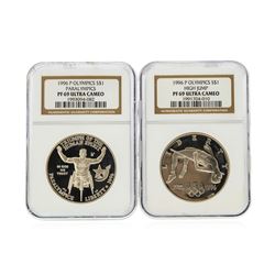 1996-P $1 Olympics Silver Coins NGC PF69 Ultra Cameo
